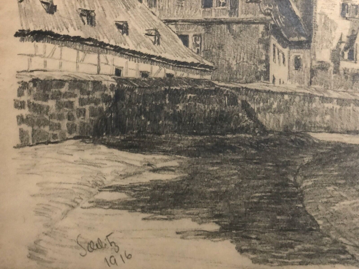 schutz_verbandsgemeinde_daun_grand_dessin_au_graphite_de_1916_allemagne