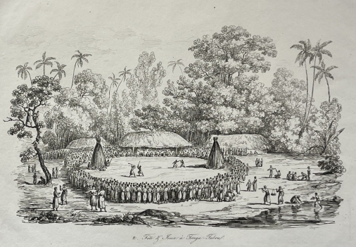 tonga_1836_tongatapu_funeral_ceremony_antique_engraving_polynesie_oceanie