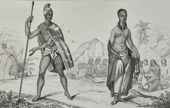 hawaii_1836_engraving_royal_officer_chiefs_wife_hawaiian_islands_polynesia