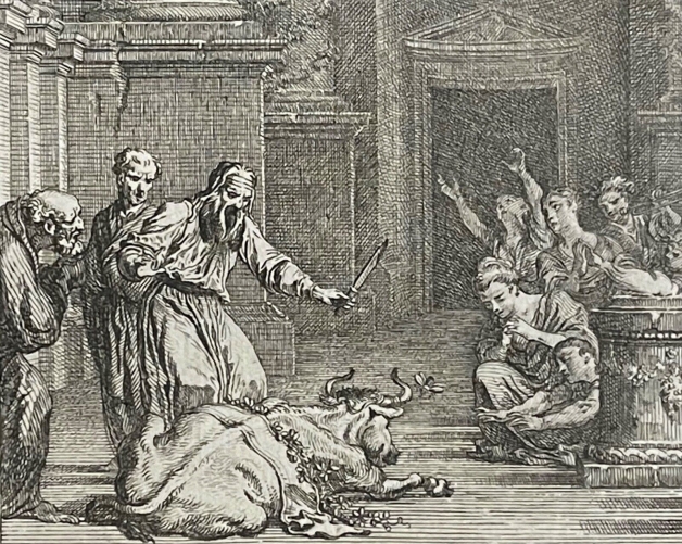 holocauste_le_sacrifice_par_claude_gillot_1673-1722_gravure_1719_vache_france