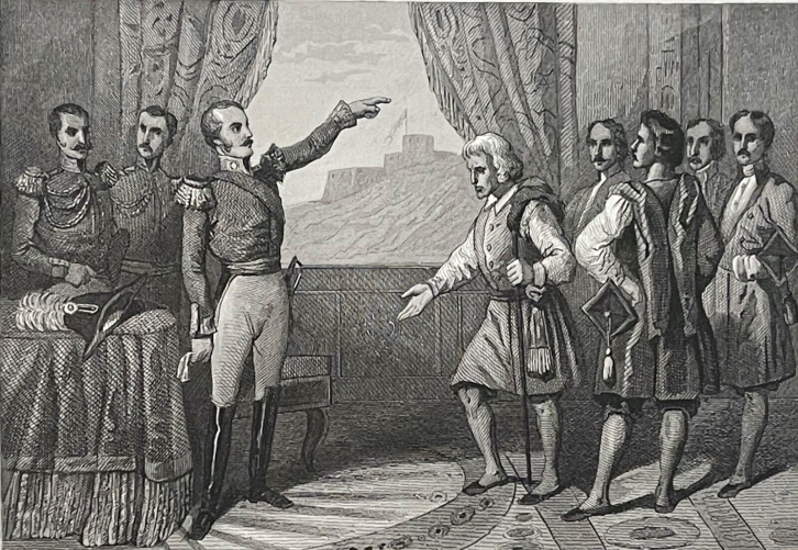 nicolas_ier_de_russie_a_varsovie_pologne_lithographie_vers_1857