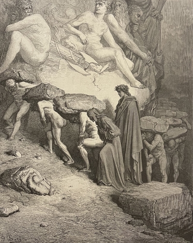 dante_purgatoire_fierté_et_arrogance_divine_comedie_gravure_dapres_gustave_dore_1868_france