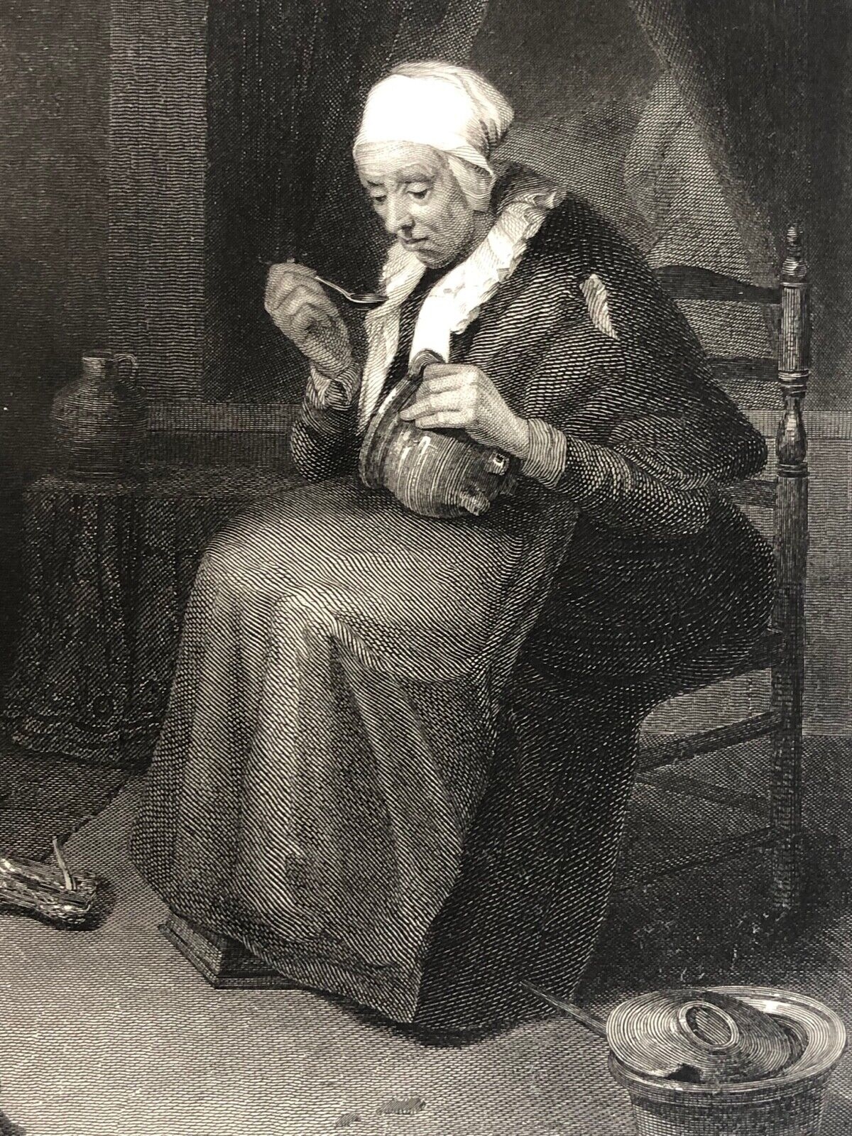 le_repas_de_la_vieille__gerrit_dow_1613-1675_dou_gravure_vers_1863