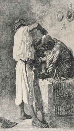 le_barbier_turc_dapres_bonnat_helio_frederic_regamey_avant_la_lettre_coiffeur