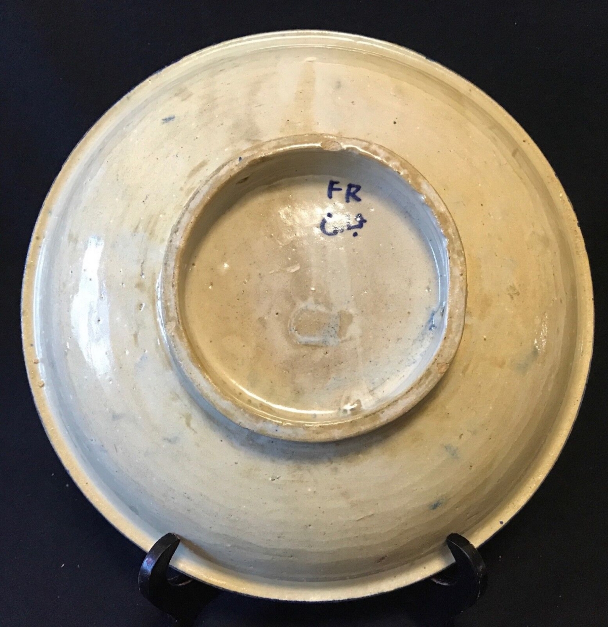 maroc,_fes__milieu_xxe,_plat_signe_diametre_28,5_cm_