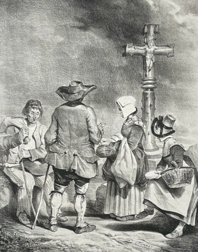 costume_du_cantal_le_jour_du_marche_lithographie_de_1837_oratoire_france