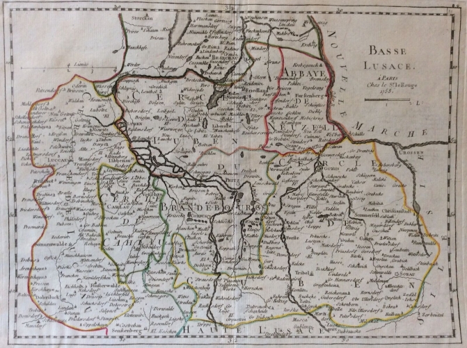 estampe_originale_basse_lusace_chez_le_rouge_1758_allemagne_deutschland_germany