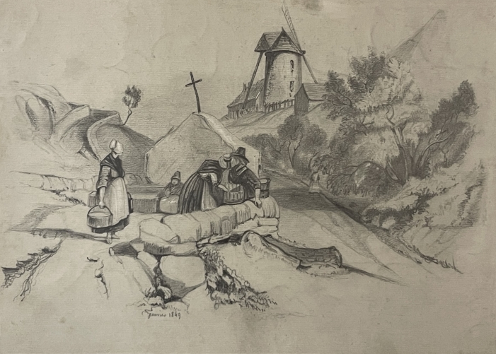 moulin_a_vent_a_priori_en_italie_dessin_graphite_de_1849