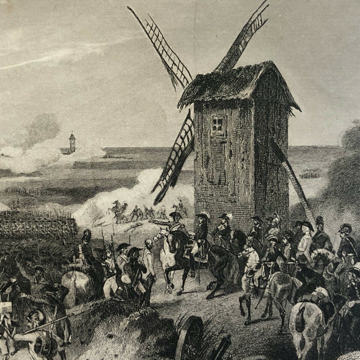prise_de_menin_napoleon_bonaparte_belgique_moulin_gravure_vers_1840_france