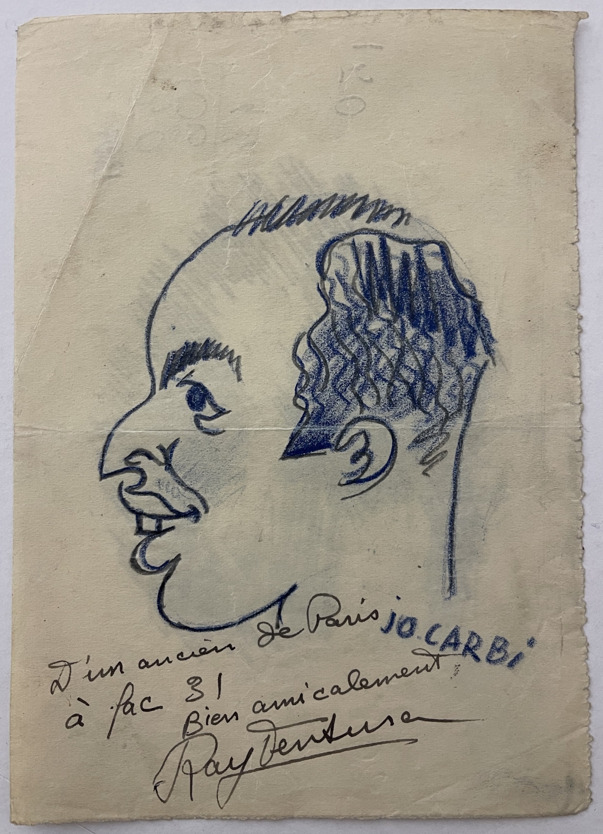 raymond_ventura_dit_ray_ventura_1908-1979_autographe_caricature_carbi_1931