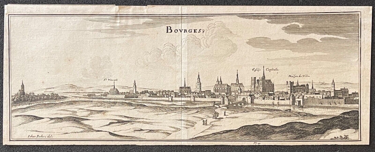 bourges_en_1657_dapres_jan_peeters_1624-1678_gravure_xviie_france