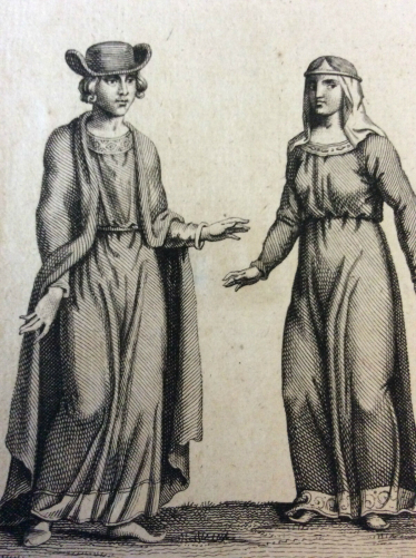 gravure_sur_bois__habillement_anglo-_normand__angleterre_12e_siecle__estampe_xviiie_