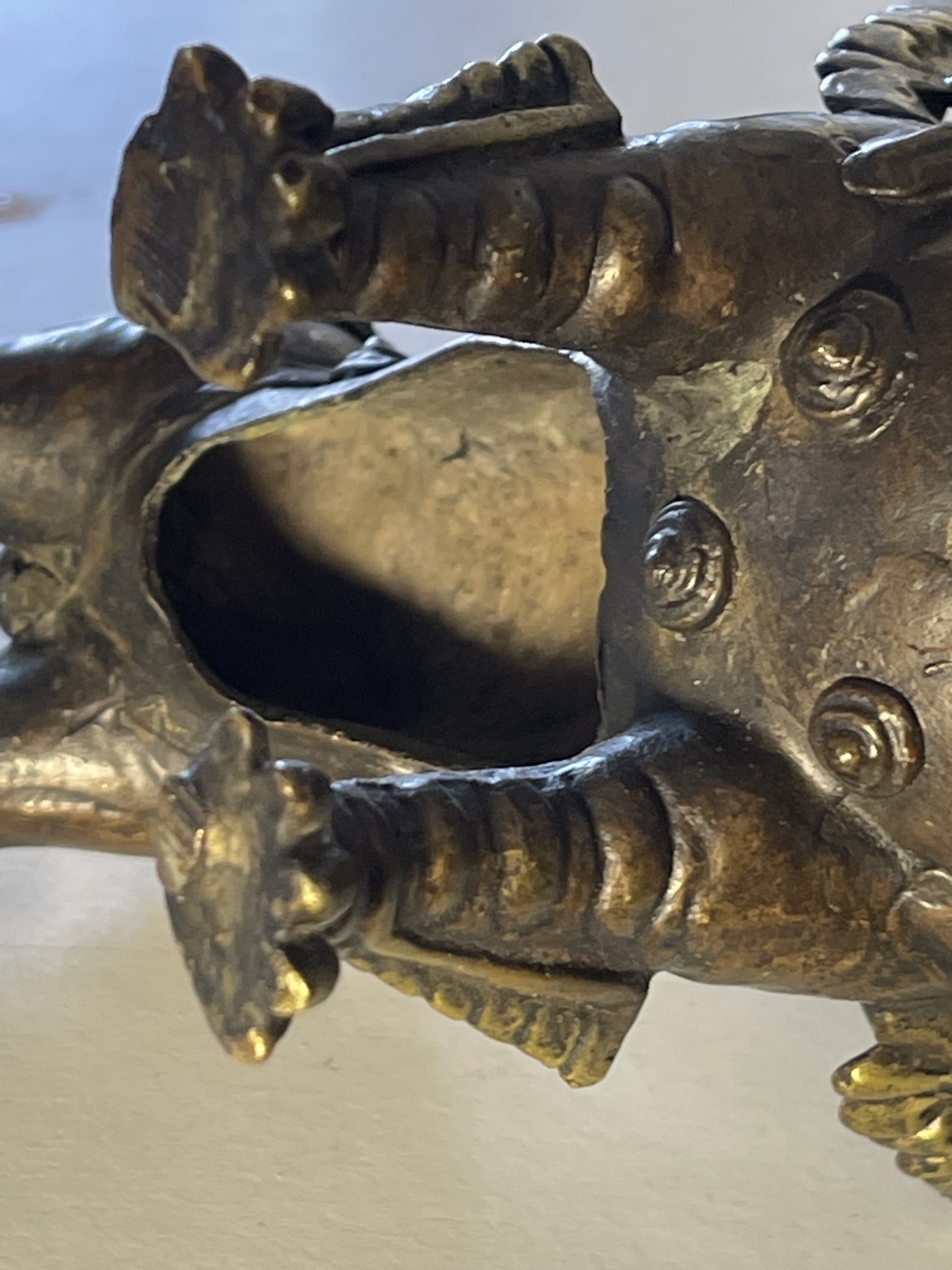 chine_pair_antique_chinese_bronze_mythical_guardian_beasts_male_female_19th