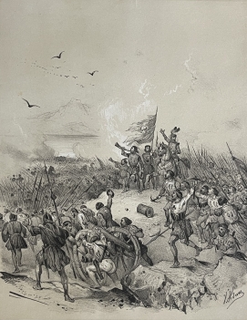 suisse_morat_1476_victoire_contre_les_bourguignons_gravure_de_1859