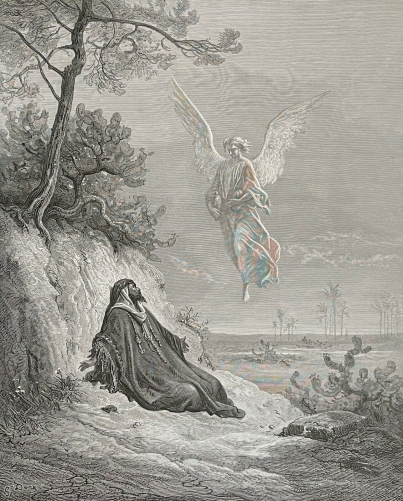 elie_nourri_par_un_ange_par_gustave_dore_1868_xix_israel