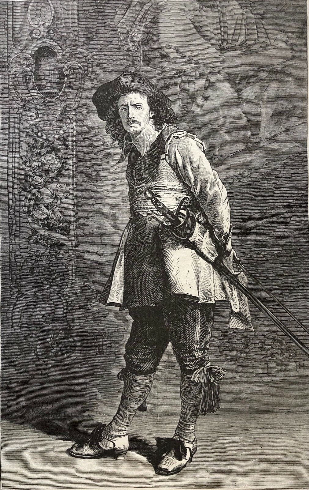 ernest_meissonier_1815-1891_qui_va_la_gravure_xylographie_vers_1875