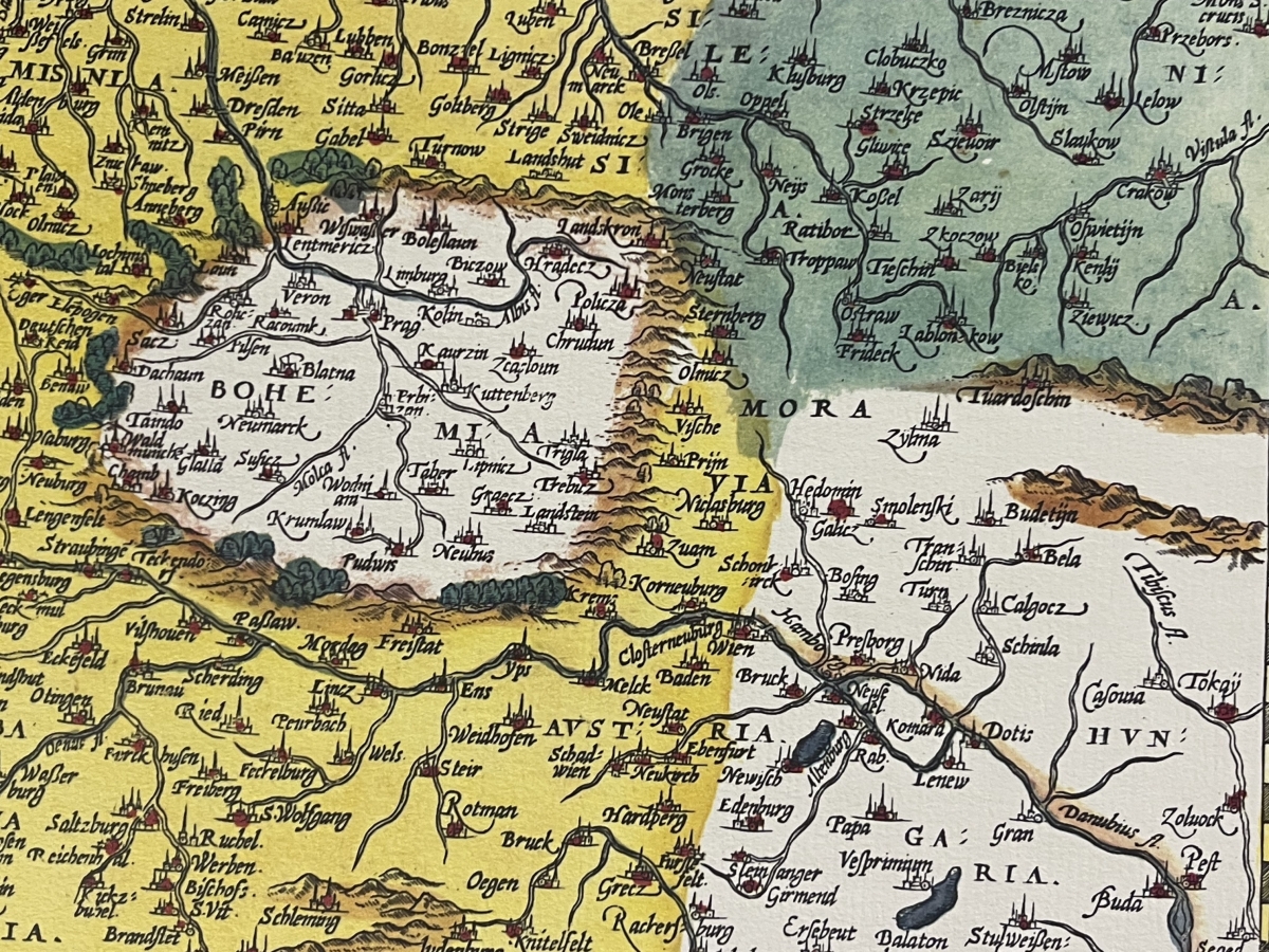 allemagne_germaine_carte_abraham_ortelius_1584_tirage_de_1969