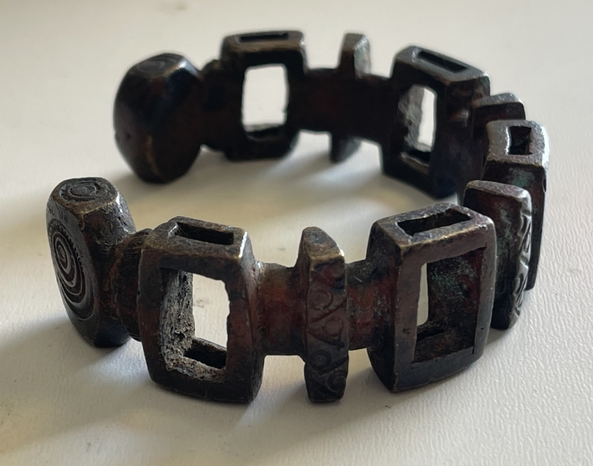 antique_nupe_bronze_cuff_bracelet_nigeria_african_tribal_19th_century