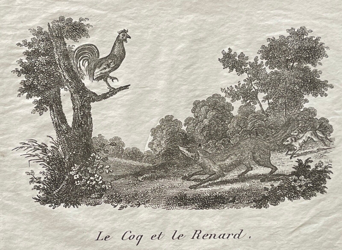 le_coq_et_le_renard_fable_la_fontaine_vers_1820