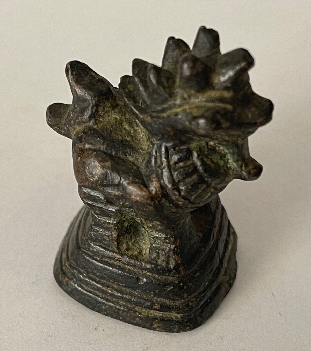 poids_en_bronze_xviii_singha_birmanie_cambodge_laos_thailande_114_grammes