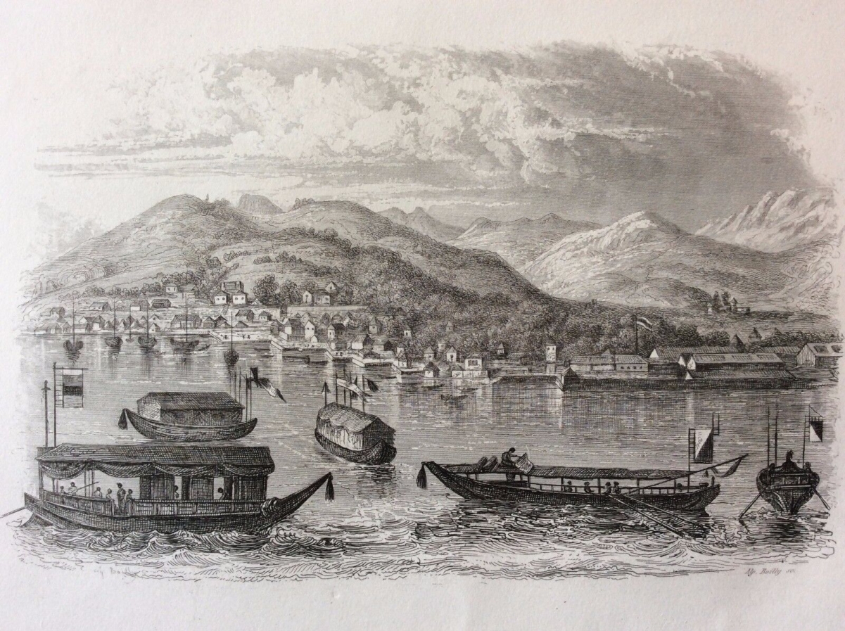 vue_de_nangasaki_nagasaki_japon_lithographie_1857_rouargue_xixe_japan_asie_asia