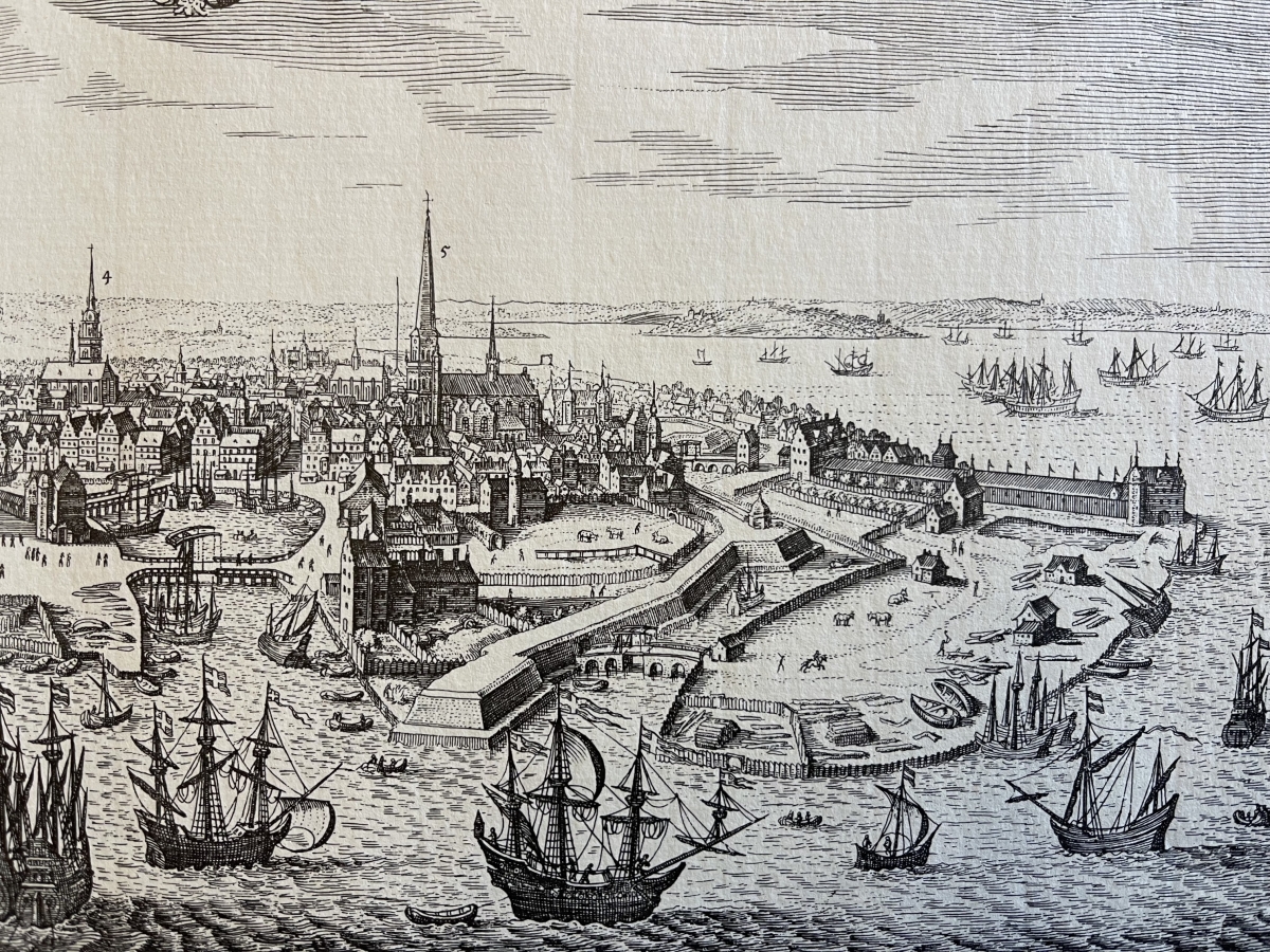 copenhague_danemark_en_1638_matthaeus_merian_1593-1650_heliogravure_c_1960