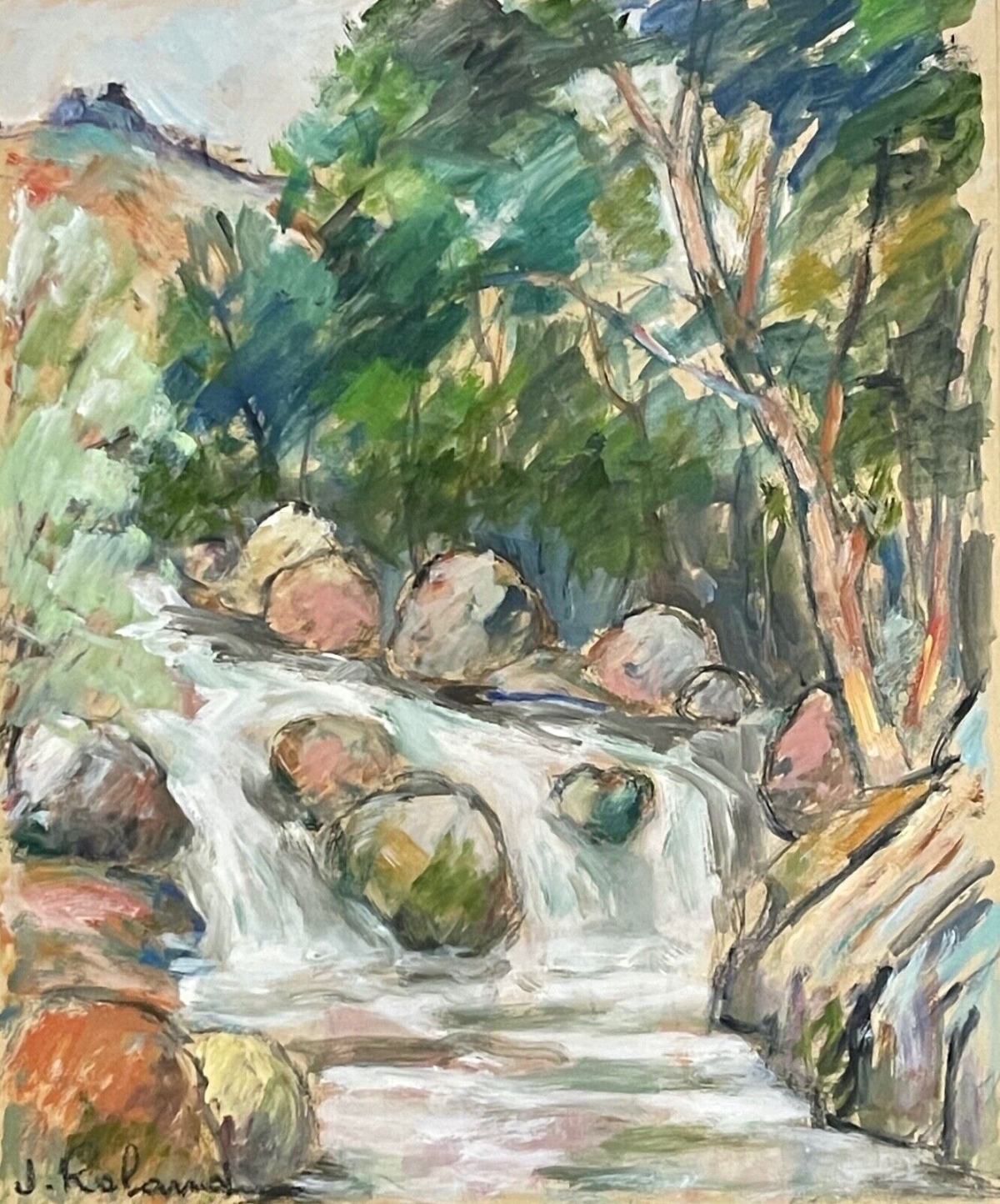 cascade_de_provence_gouache_et_pastel_xxe_signee_j_roland_france