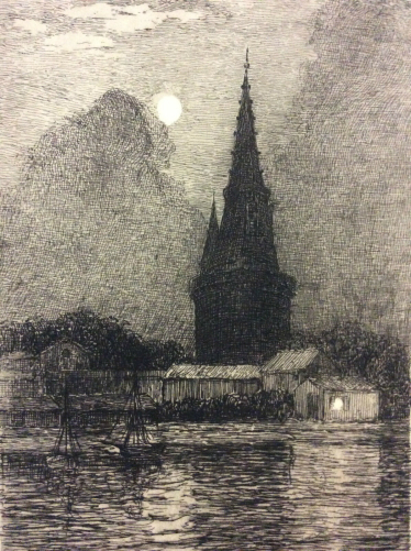 eau-forte_simonnet_tour_de_la_lanterne_la_rochelle_art_ancien_moderne_fin_xixeme