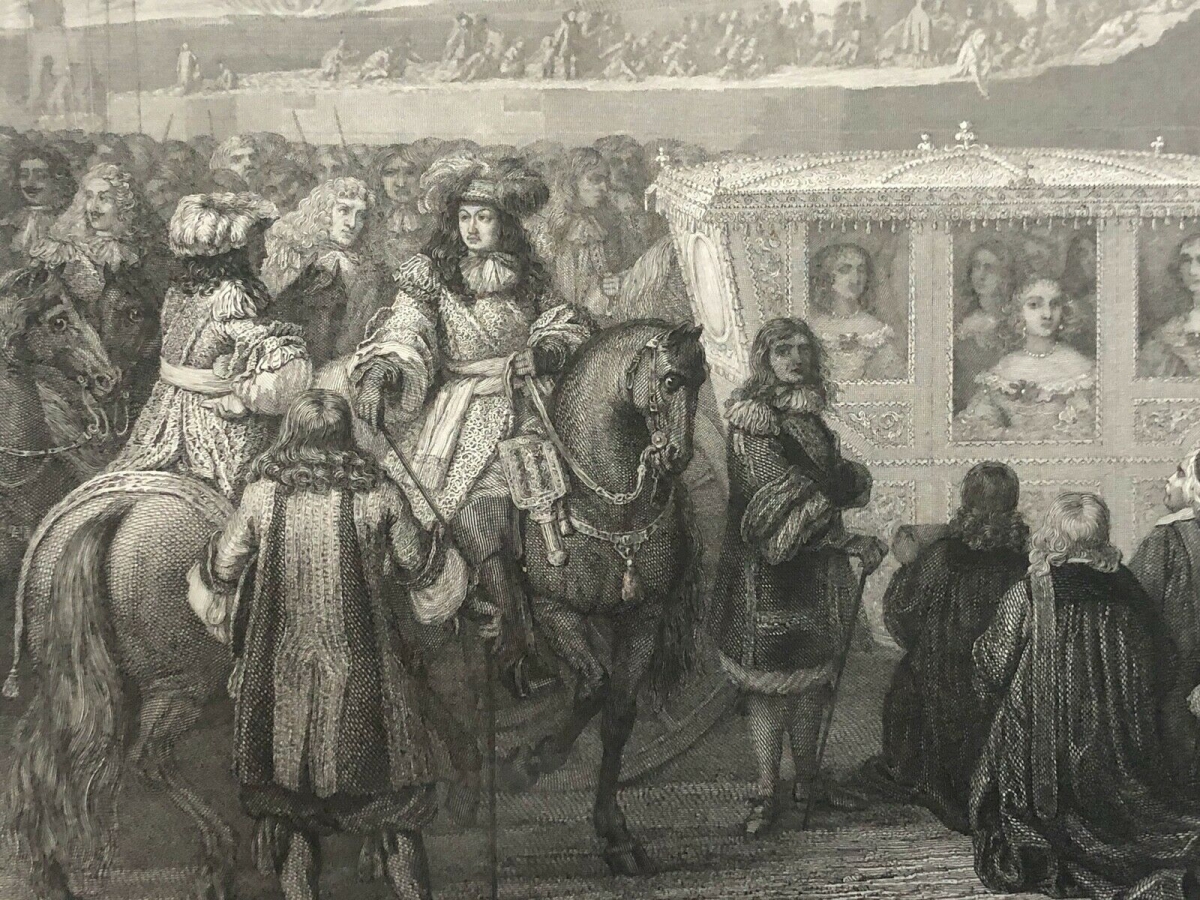 douai_louis_xiv_et_reine_marie-therese_d_autriche_infante_espagne_portugal_1677
