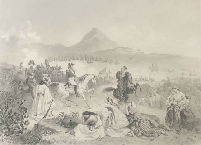 algerie_entrevue_du_general_maison_et_ibraham_pacha_gravure_xixe