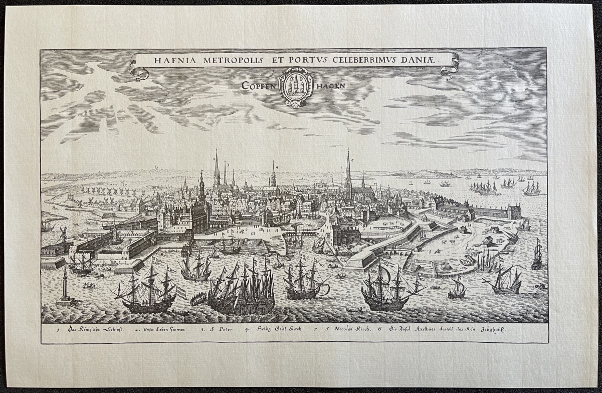 copenhague_danemark_en_1638_matthaeus_merian_1593-1650_heliogravure_c_1960