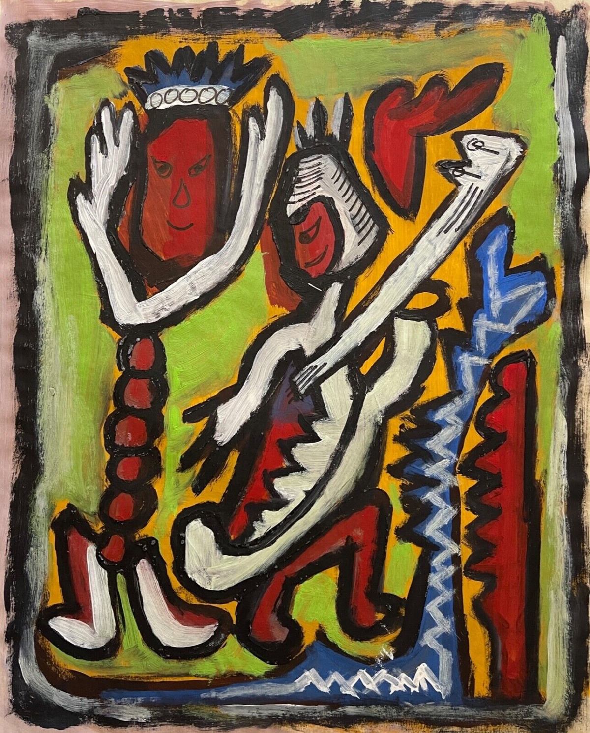 musicien_acrylique_sur_calque_1996_norbert_palmade__1928-_2019