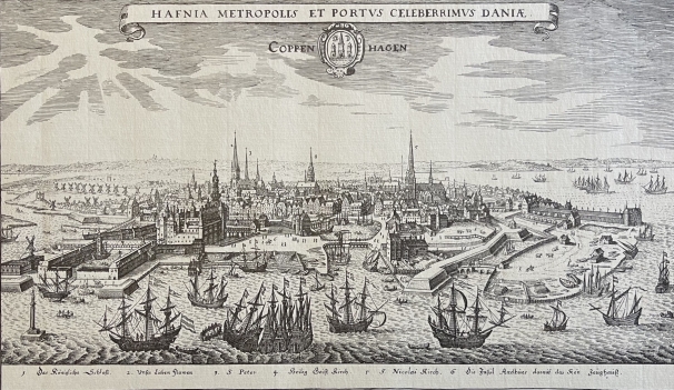 copenhague_danemark_en_1638_matthaeus_merian_1593-1650_heliogravure_c_1960