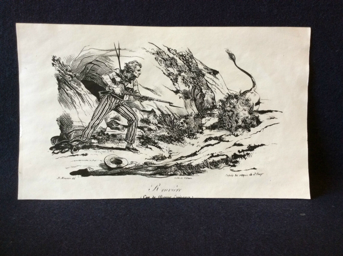 afrique_du_sud_cap_de_bonne_esperance_rouviere_combat_le_lion_colonialisme_1836