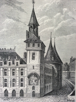 paris_tour_de_lhorloge_restauree_et_la_conciergerie_estampe_de_1856