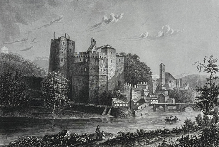 clisson_le_chateau_bretagne_loire-atlantique_grave_par_thuillier_1855