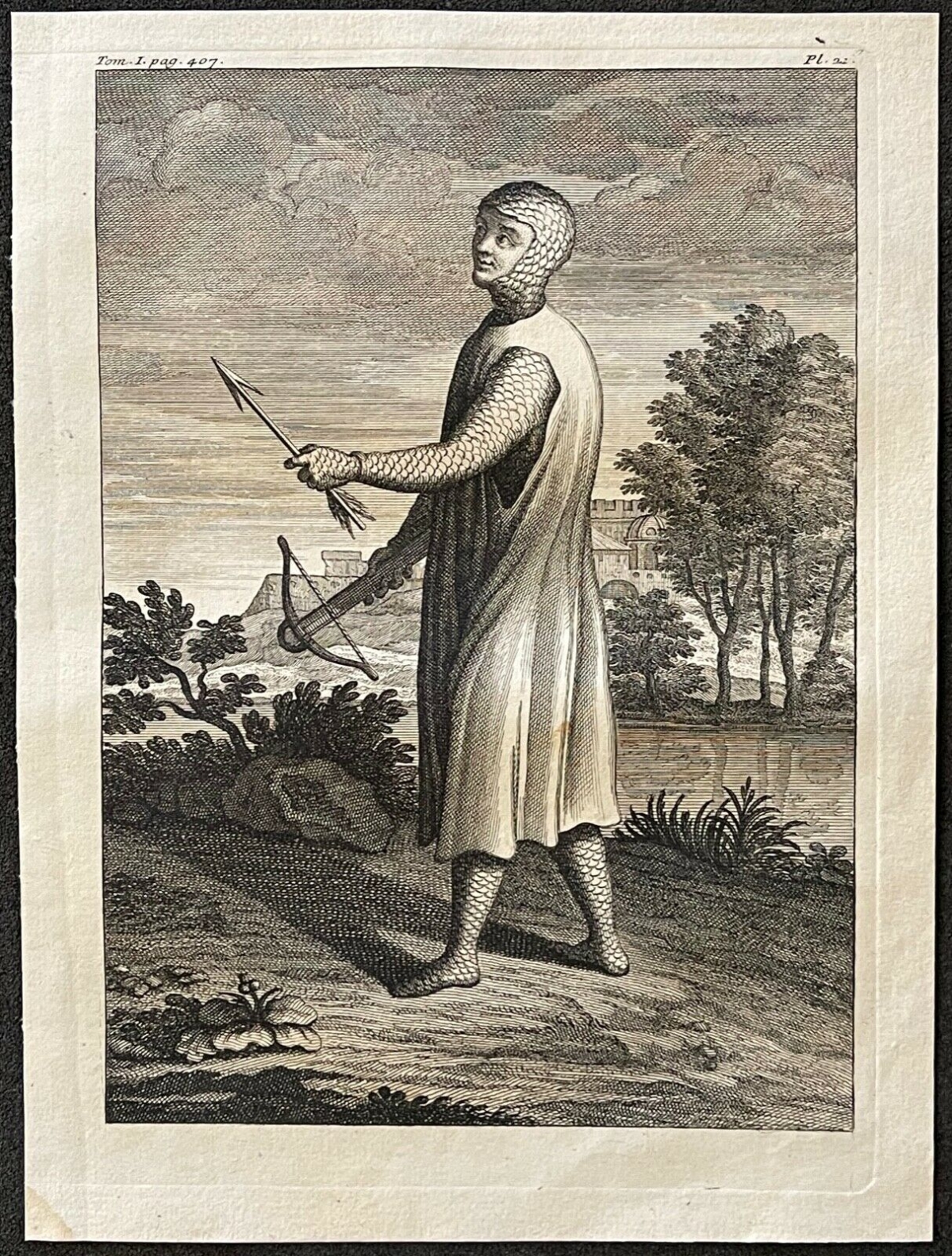 arbaletrier_sous_louis_xi_gravure_france_1721_arbalete