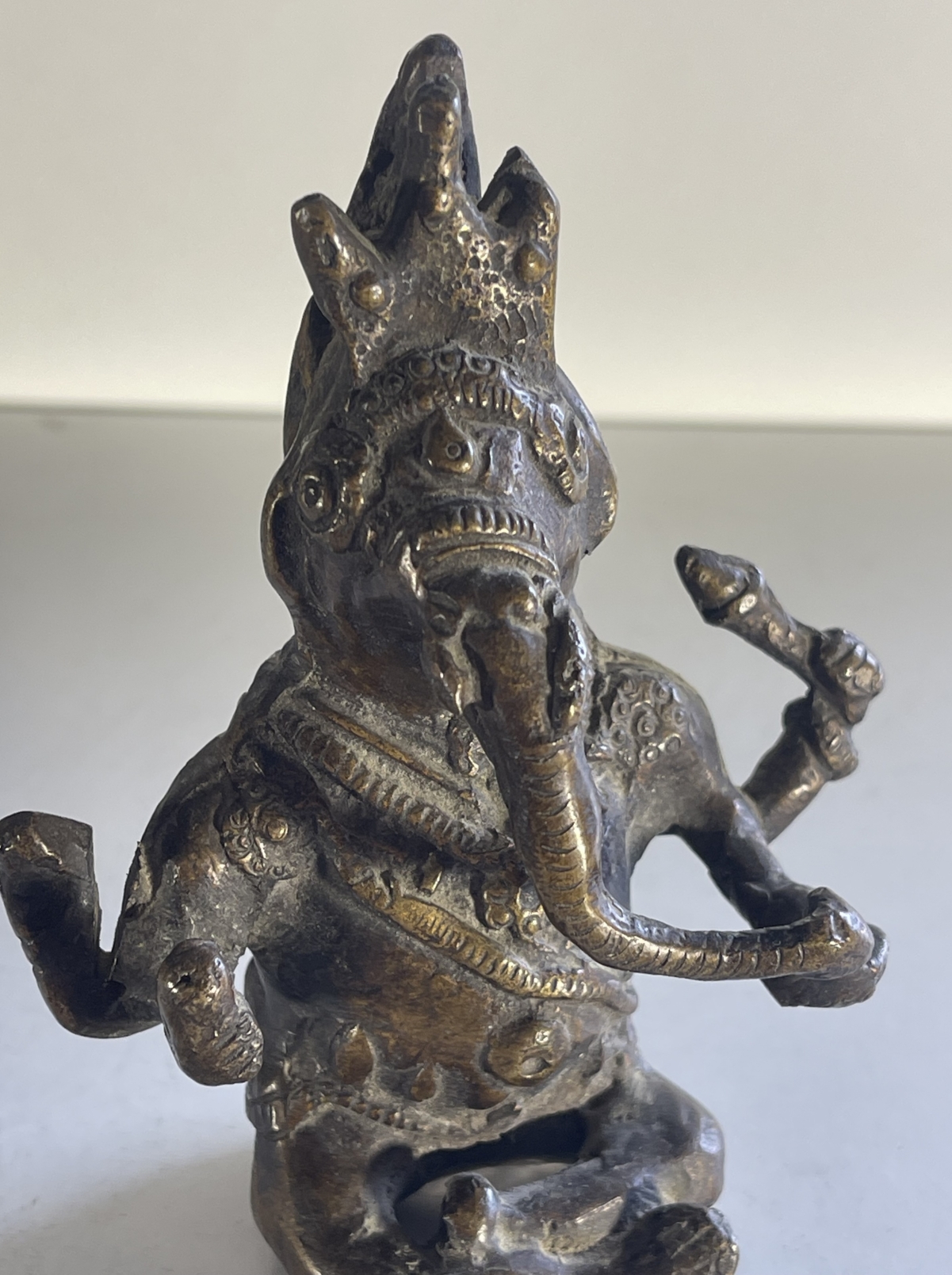 ganesh_inde_traces_rituelles_ancien_hindouisme_elephant_vers_1830_bronze_votif