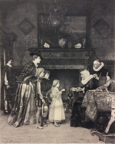 visite_aux_grands_parents_florent_willems_1823-1905_louis_lenain_1851-1903