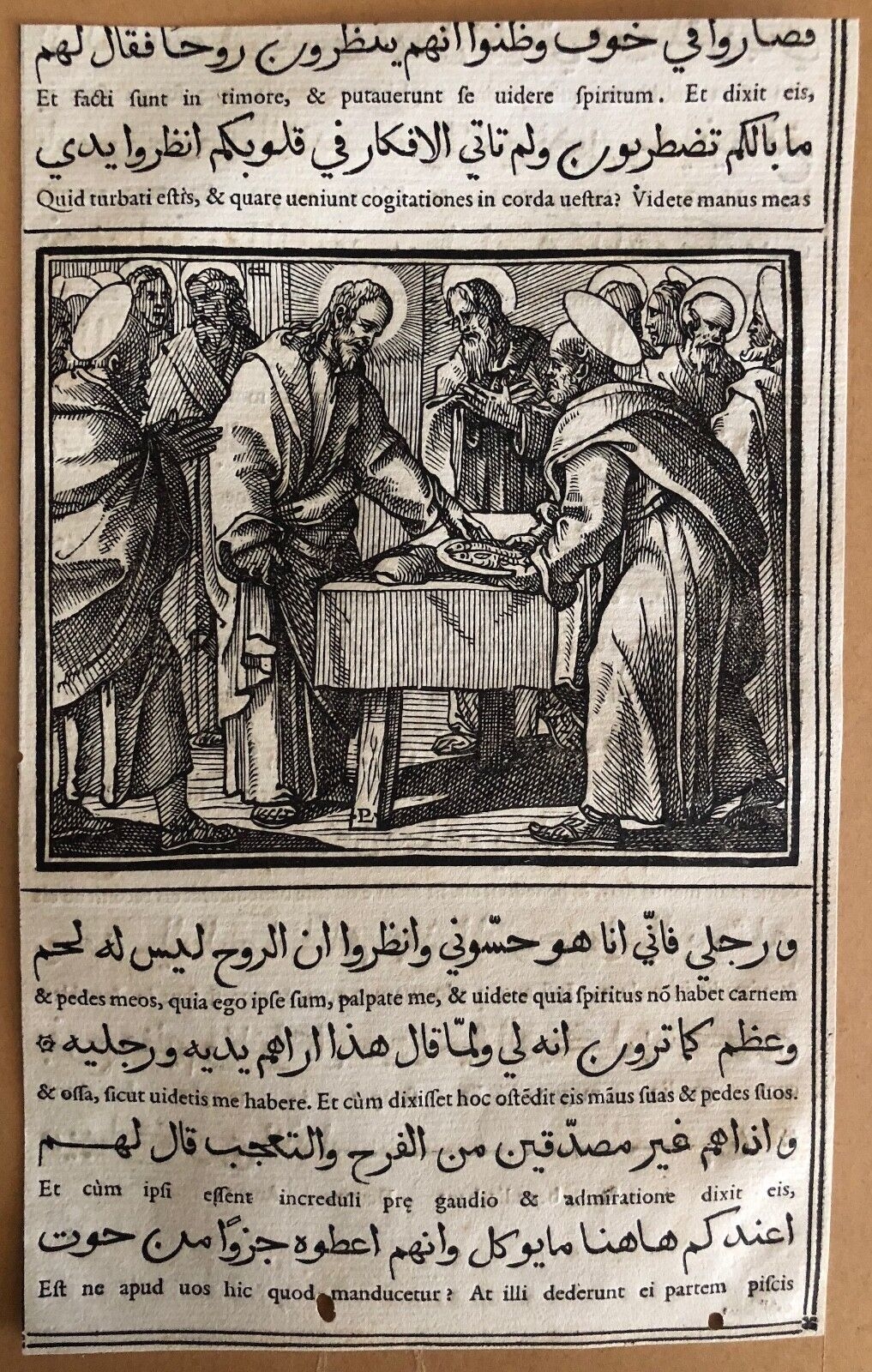 evangiles_arabe_raimondi_1591_tempesta_parasole_multiplication_des_deux_poissons