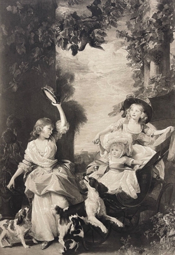 john_copley_les_filles_de_georges_iii_grande-bretagne_heliogravure_vers_1905