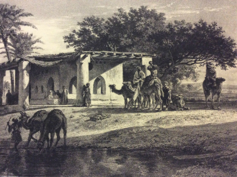 halte_dune_caravane_estampe_en_aquatinte_apocryphe_marilhat_et_mouilleron