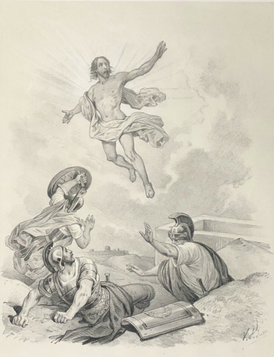 resurrection_de_jesus_lithographie_du_milieu_xixe_christ