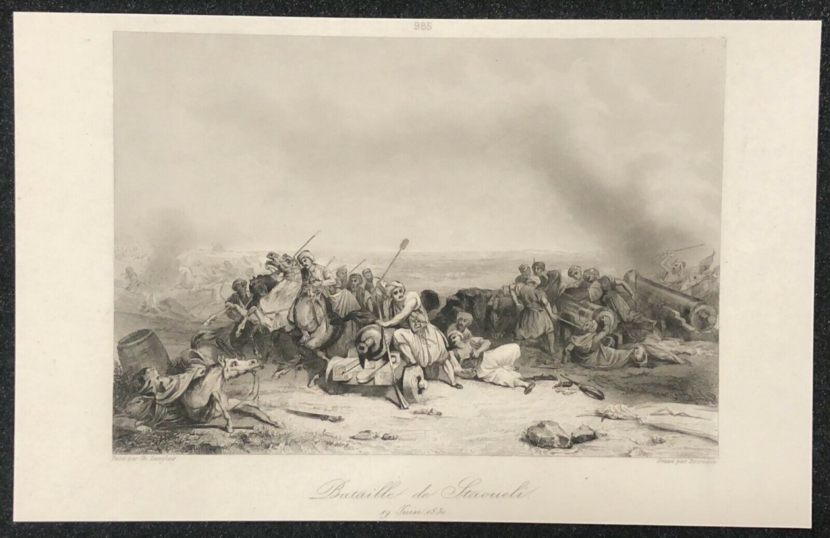 algerie_bataille_de_staoueli_1830_entre_la_france_et_la_regence_d???alger_litho
