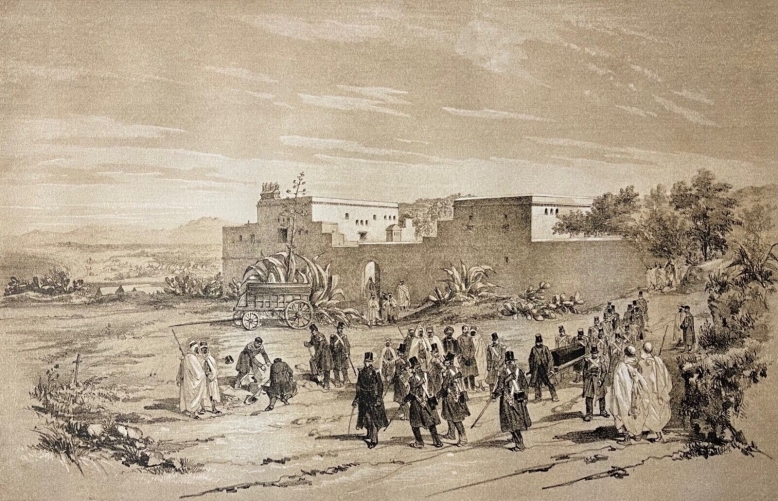 algerie_alger_hopital_mustapha_pacha_en_1831_serigraphie_xxe_orientaliste
