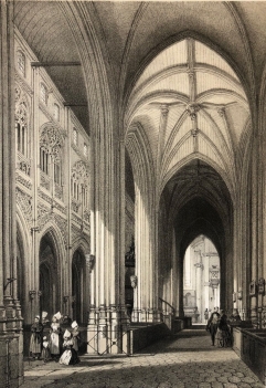 saint-ouen_de_pont-audemer_eure_lithographie_1852_architecture_gothique_normandie