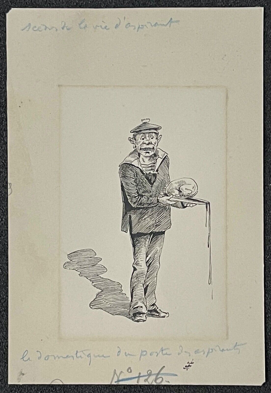 domestique_du_poste_des_aspirants_dessin_encre_vers_1870_france_marine_cuisine