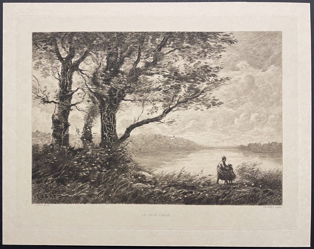 jean_baptiste_corot_le_gros_chene_graveur_charles_pinet_pointe_seche_de_1910