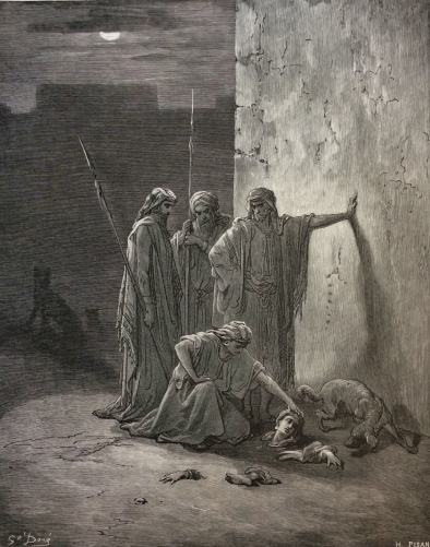 israel_compagnons_de_jehu_trouvent_tete_et_corps_de_jezabel_gustave_dore_1874
