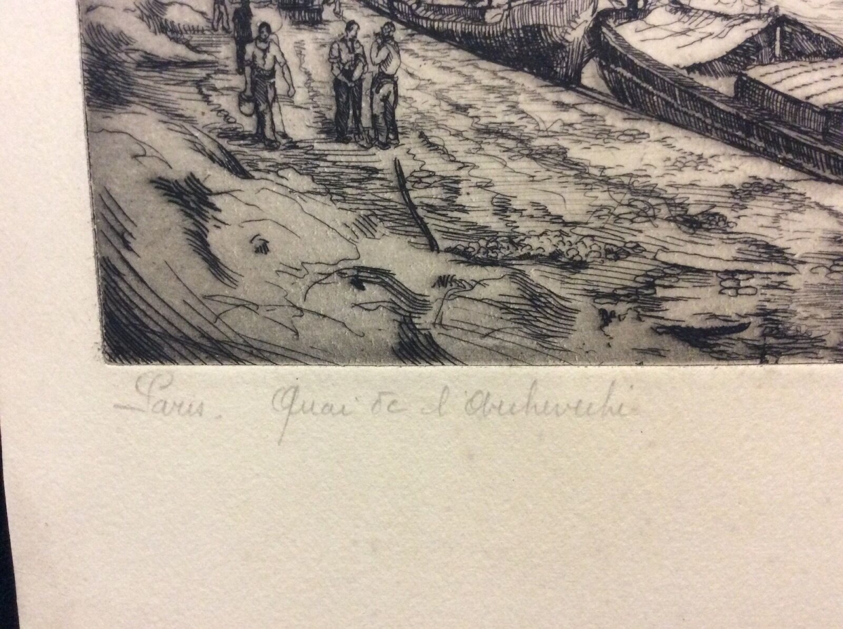 paris_france_quai_de_larcheveche_pointez_seche_signee_au_crayon_charles_nollet